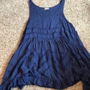 Free People Dress Mesh Lines